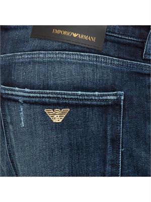 JEANS EMPORIO ARMANI BLU DENIM in UOMO