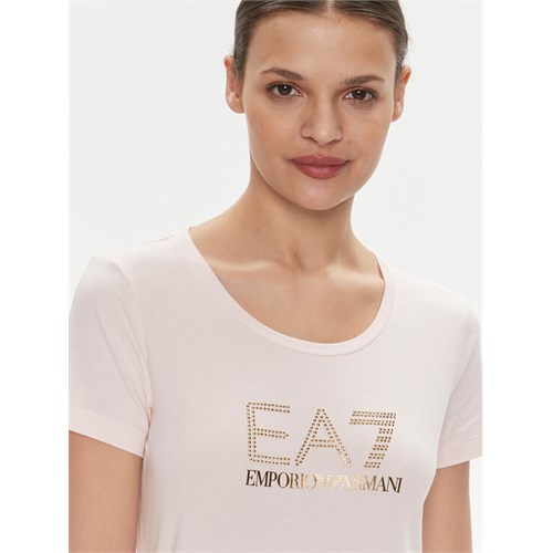 EA7 EMPORIO ARMANI 8NTT67 Tjdqz 1422 T-Shirt Rosa Donna in Abbigliamento