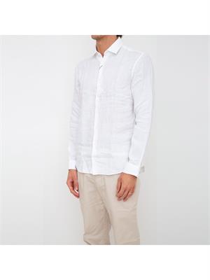CAMICIA MANICA LUNGA CALVIN KLEIN BIANCO in UOMO