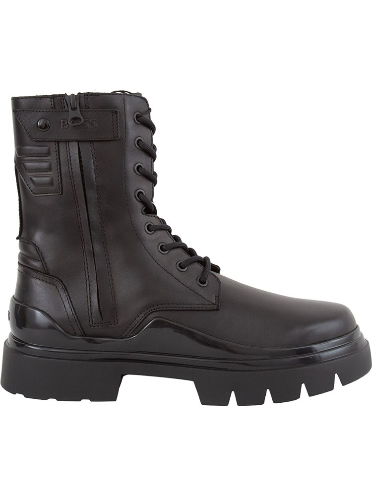 SCARPE STRINGATE BOSS NERO