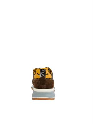 SNEAKERS VOILE BLANCHE MARRONE in UOMO