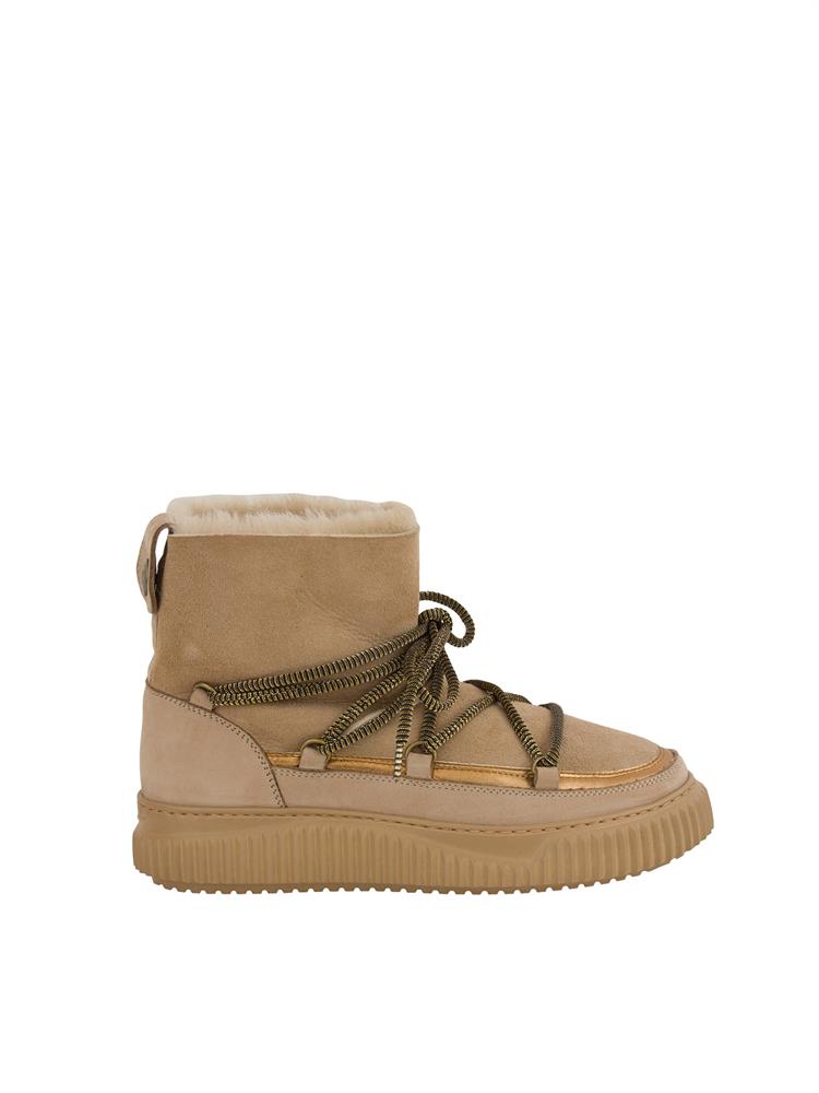 SNEAKERS VOILE BLANCHE BEIGE
