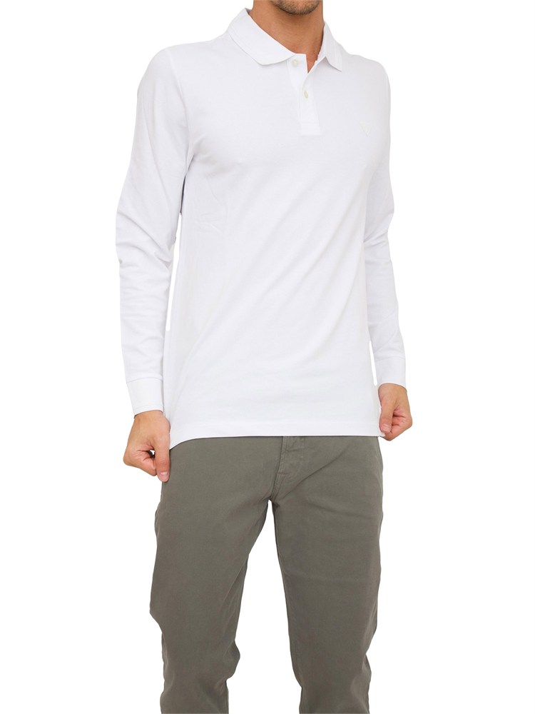 POLO GUESS JEANS BIANCO