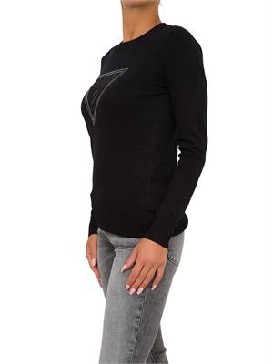 MAGLIA GUESS JEANS NERO in DONNA