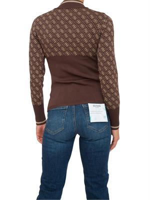 MAGLIA GUESS JEANS MARRONE in DONNA