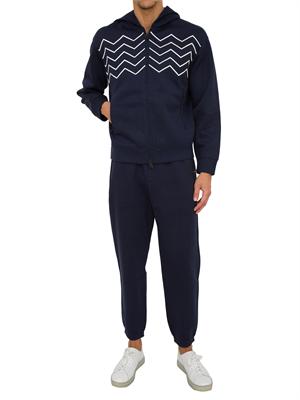 FELPA EMPORIO ARMANI BLU in UOMO