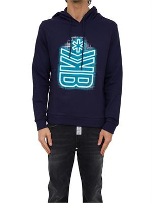 FELPA BIKKEMBERGS BLU in UOMO