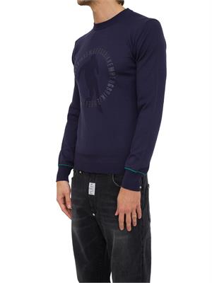 MAGLIA BIKKEMBERGS BLU in UOMO