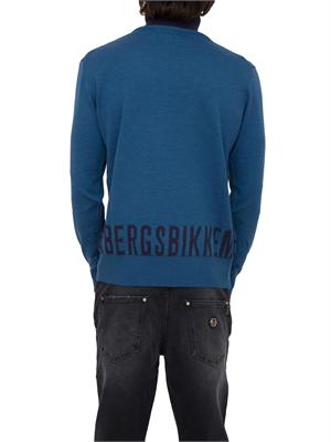 MAGLIA BIKKEMBERGS BLU in UOMO