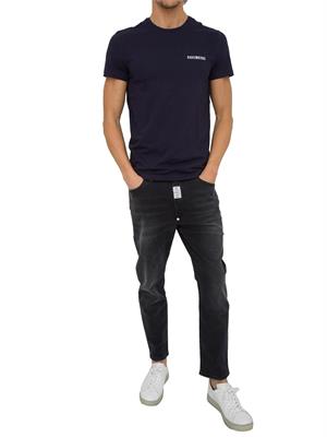 T-SHIRT BIKKEMBERGS BLU in UOMO