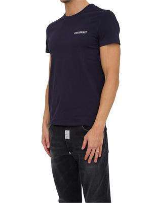 T-SHIRT BIKKEMBERGS BLU in UOMO