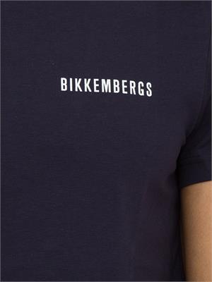 T-SHIRT BIKKEMBERGS BLU in UOMO