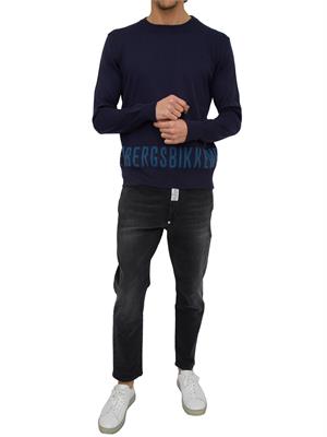 MAGLIA BIKKEMBERGS BLU in UOMO