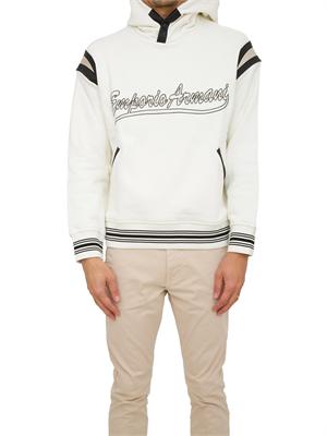 FELPA EMPORIO ARMANI BIANCO in UOMO