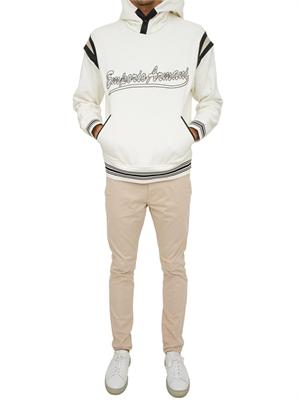 FELPA EMPORIO ARMANI BIANCO in UOMO