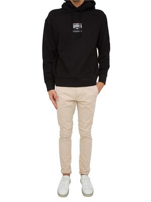 FELPA EMPORIO ARMANI NERO in UOMO