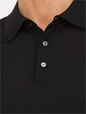 POLO CORNELIANI NERO in UOMO