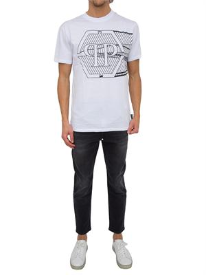 T-SHIRT PHILIPP PLEIN BIANCO in UOMO