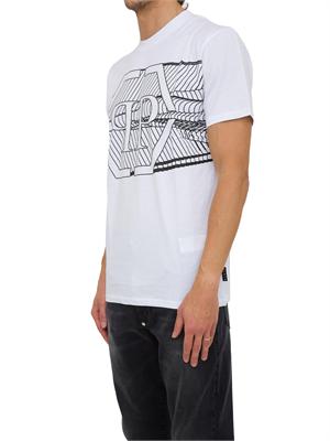 T-SHIRT PHILIPP PLEIN BIANCO in UOMO