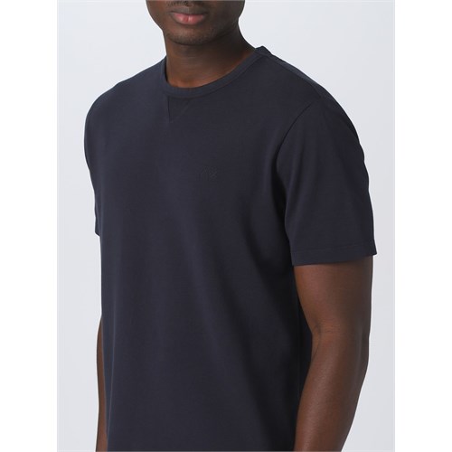 SUN68 A33105 07 T-Shirt Mc Blu Uomo in Abbigliamento