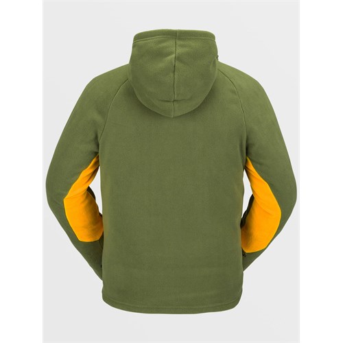 VOLCOM G4852400 Polar Mil Full Zip Arancio-Verde Uomo in Abbigliamento