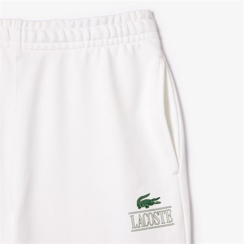 LACOSTE Gh1220 001 Shorts Jogger Bianco Uomo in Abbigliamento