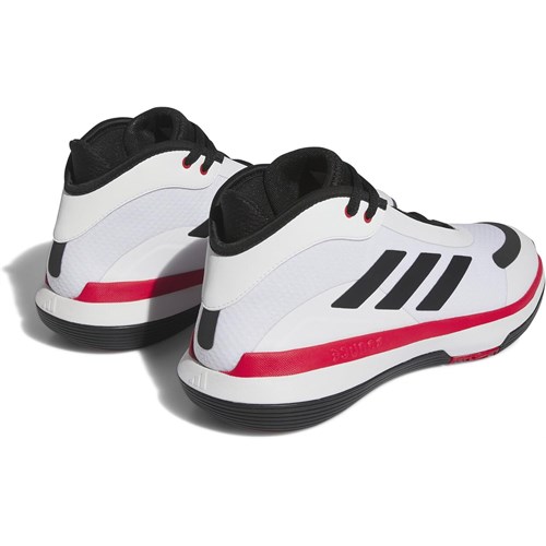 ADIDAS Bounce Legends, Shoes-Low (non Football) Unisex-Adulto Ftwr White Core Black Better Scarlet Uomo in Scarpe