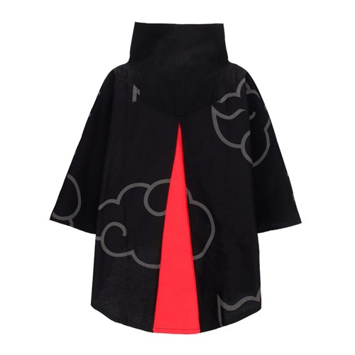 DOLLY NOIRE Jk440 Kimono Blk Akatsuki Nero Uomo in Abbigliamento