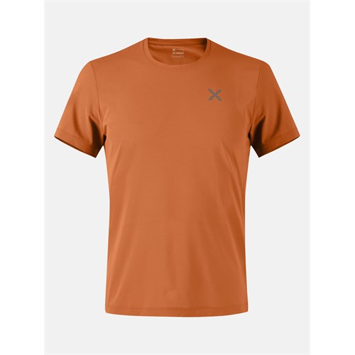 MONTURA Mtgn37X 66 Air Blow T-Shirt Arancio Uomo in Abbigliamento