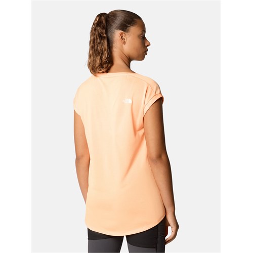THE NORTH FACE Nf0A2S7F O081 T-Shirt Mc Arancio Donna in Abbigliamento