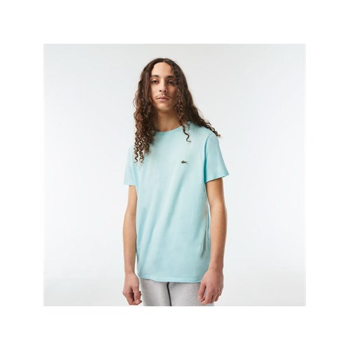 LACOSTE Th6709 Lgf Tshirt Mc Blu Uomo in Abbigliamento