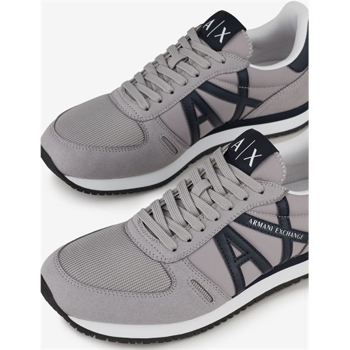 ARMANI EXCHANGE Xux017 Xcc68 K531 Grey Sneaker in Scarpe