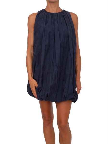 abito corto niobe kocca in cotone blu niobeab8665
