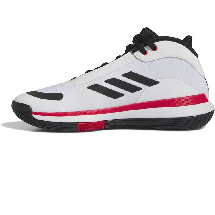 ADIDAS ADIDAS Bounce Legends, Shoes-Low (non Football) Unisex-Adulto Ftwr White Core Black Better Scarlet Uomo