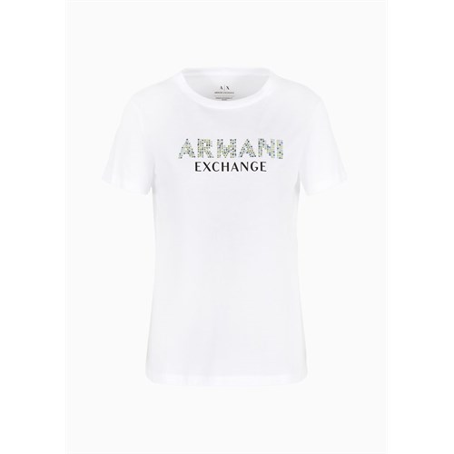 ARMANI EXCHANGE ARMANI EXCHANGE 3DYT13 Yj8QZ 1000 T-Shirt Bianco Donna in T-shirt