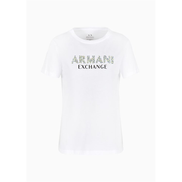 ARMANI EXCHANGE ARMANI EXCHANGE 3DYT13 Yj8QZ 1000 T-Shirt Bianco Donna