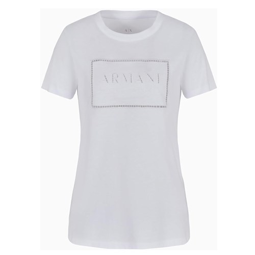 ARMANI EXCHANGE ARMANI EXCHANGE 3DYT59 Yj3RZ 1000 Bianco Donna in T-shirt