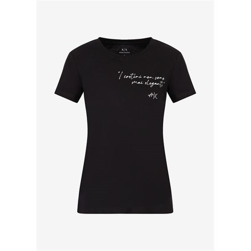 ARMANI EXCHANGE ARMANI EXCHANGE 3RYT10 Yjdgz 1200 Tshirt Nero Donna in T-shirt