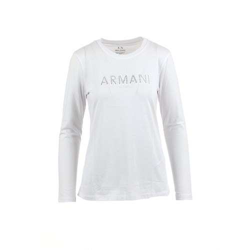ARMANI EXCHANGE ARMANI EXCHANGE 6RYT49 Yj3RZ 1000 T-Shirt Bianco Donna in T-shirt