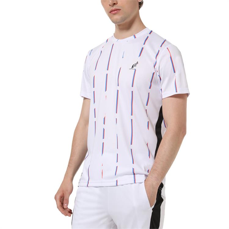 AUSTRALIAN AUSTRALIAN Teuts0051 002 T-Shirt Stripe Bianco Uomo