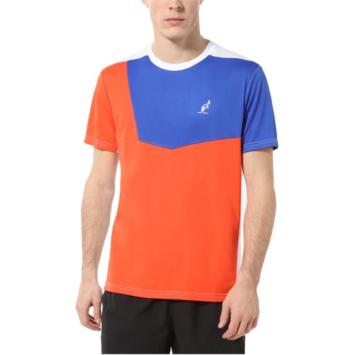 AUSTRALIAN AUSTRALIAN Teuts0059 149 Tshirt Ace Color Blu-Arancio Uomo in T-shirt