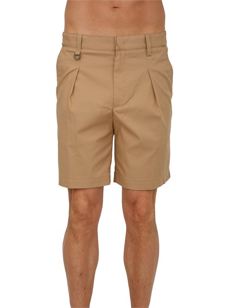 bermuda paolo pecora in cotone cammello d0110199