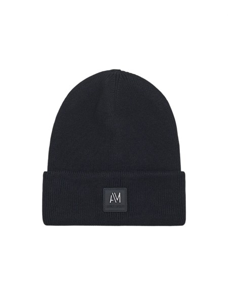 berretto antony morato in maglia nera mmha00409ya100064