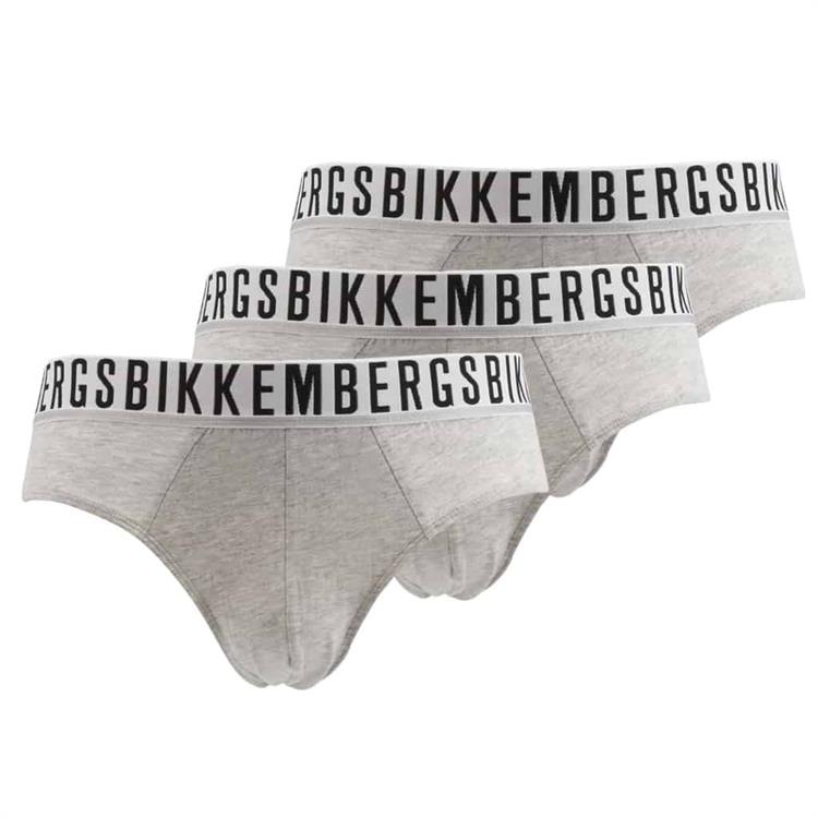 BIKKEMBERGS BIKKEMBERGS Bkk1USP01TR Grey Tripack