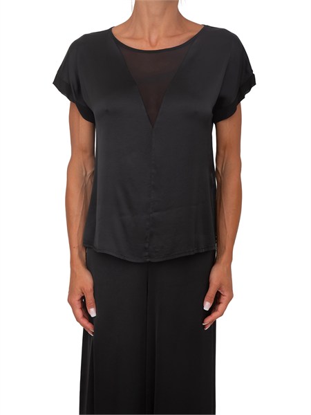 blusa clinton kocca in viscosa nera clintonbl8418