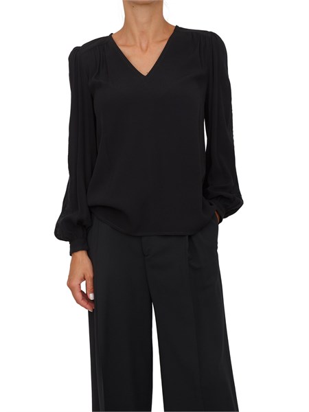 blusa donna twin set nero 252tp2151