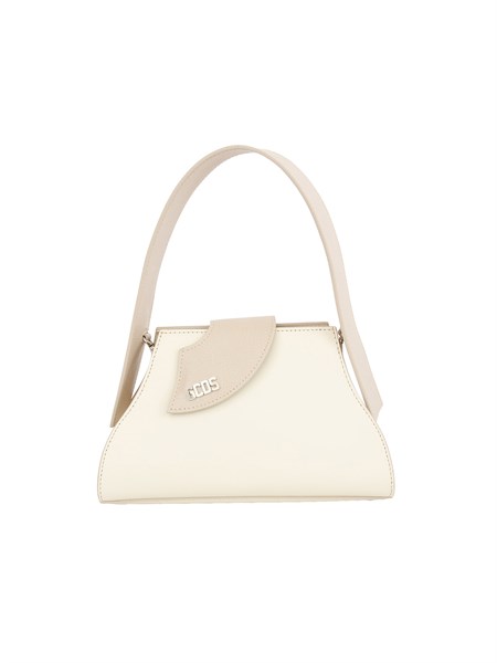 borsa a spalla pelle donna gcds avorio u500360