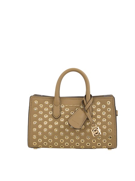 borsa a spalla pelle donna michael michael kors beige 32r5getc0i