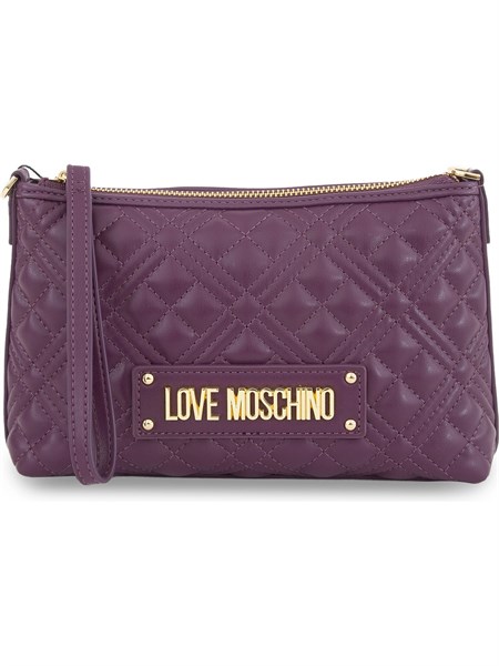 borsa a spalla poliuretano donna love moschino viola jc4013pp1fla0
