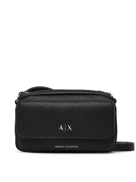 borsa a tracolla armani exchange in ecopelle nera xw001547af17019